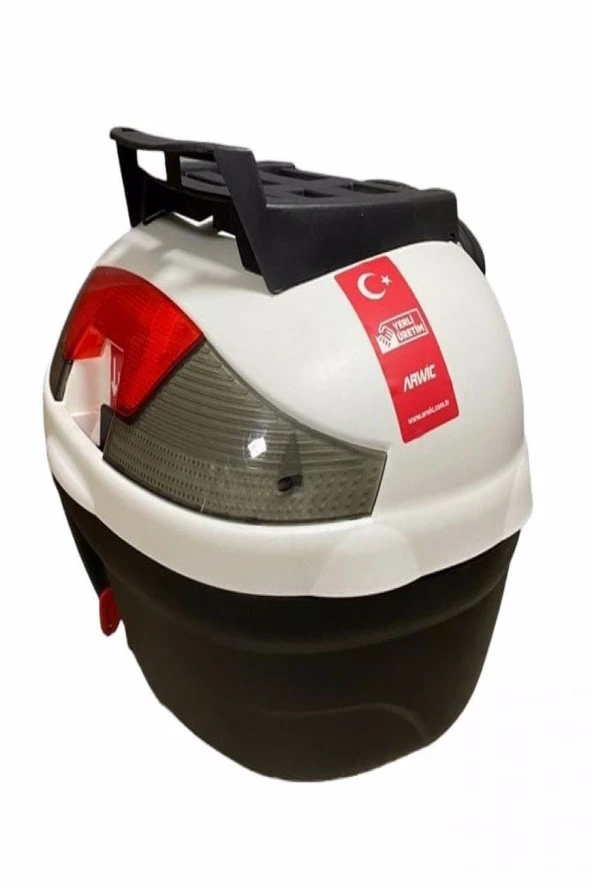 arwich Arwic Kargo Sırt Dayama Set 46 Lt Motosiklet Arka Çanta Beyaz ürün görseli 1