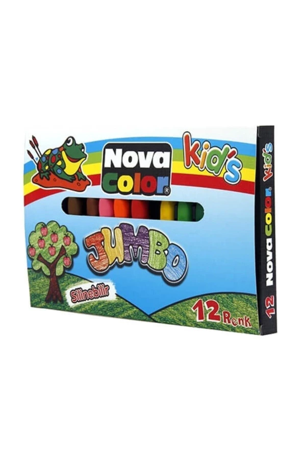 Nova Color Mum Boya Jumbo 12 Li ürün görseli 1
