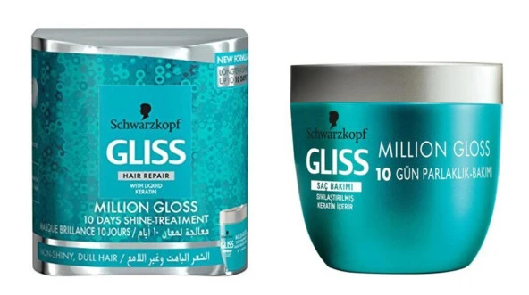 Gliss Million Gloss Bakım Maskesi 150 Ml - Resim 2