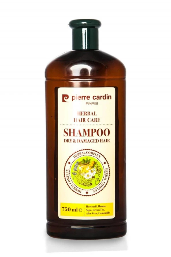 Pierre Cardin Herbal Bitkisel Şampuan - Kuru ve Yıpranmış Saçlar 750 Ml 39601 ürün görseli 1