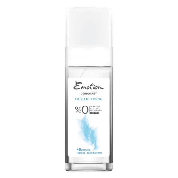 Emotion Ocean Fresh Pump Sprey Kadın Deodorant 100 Ml ürün görseli 1