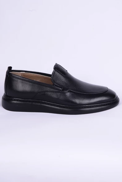 Pierre Cardin 10480 Deri Ortopedik Taban Günlük Siyah Erkek Ayakkabı ürün görseli 1
