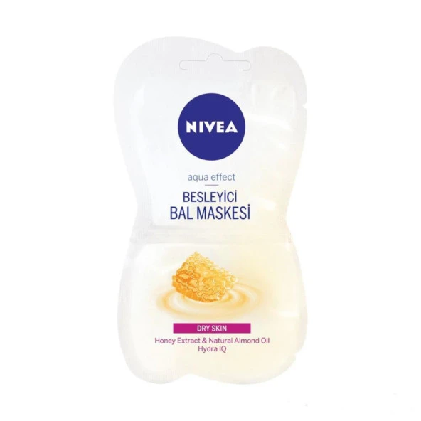 Nivea Aqua Effect Normal Ciltler İçin Bal Özlü Maskesi 15 ml (2x 7,5 Ml ) ürün görseli 1