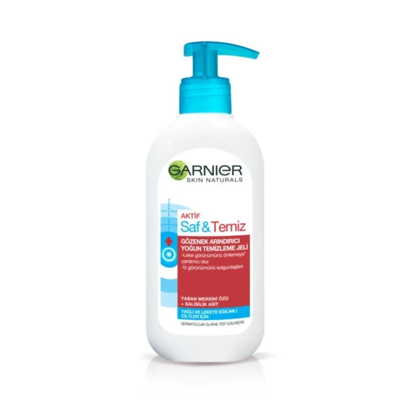 Garnier Aktif Saf Temiz Gözenek Arındırıcı Yoğun Temizleme Jeli 200 Ml ürün görseli 1