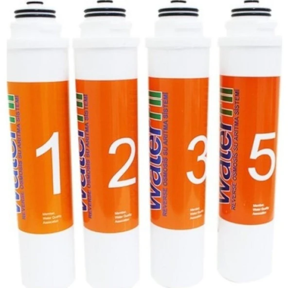 Sulook Oscarwater Tak Çevir Waterlife Su Arıtma Uyumlu 4'lü Usa Filtre Seti ürün görseli 1