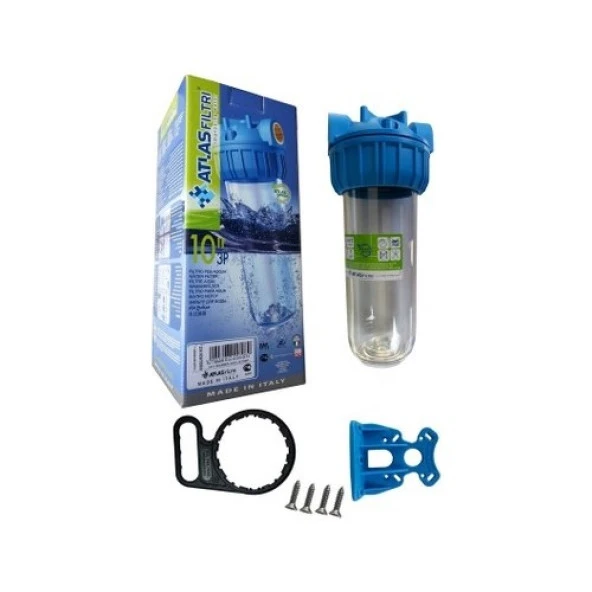 Atlas 10" 3/4 Tekli Su Arıtma Kabı ürün görseli 1