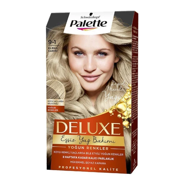 Palette Deluxe Saç Boyası 9.1 Elmas Sarısı ürün görseli 1