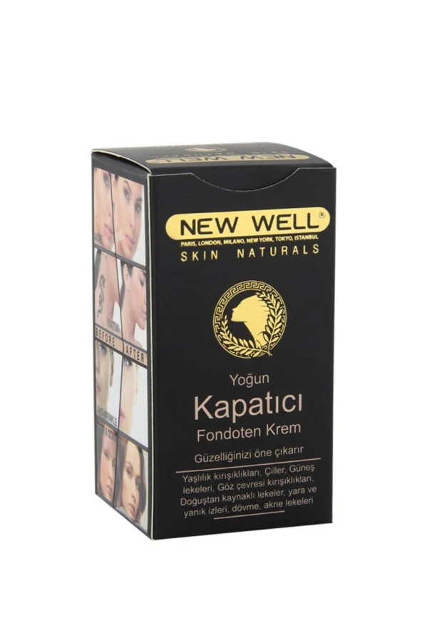 New Well Yoğun Kapatıcı Krem Cover Şişe Fondöten 02 ürün görseli 1