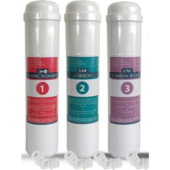 Aqua Lg 12" Inline Filtre Seti ürün görseli 1