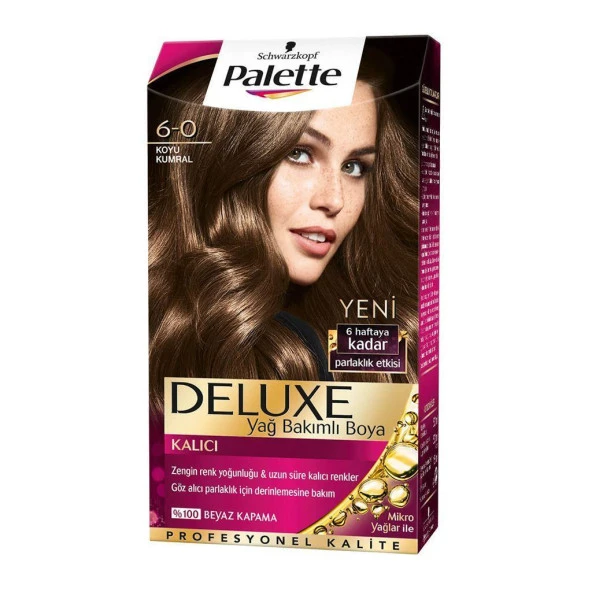Palette Deluxe Saç Boyası 6.0 Koyu Kumral ürün görseli 1