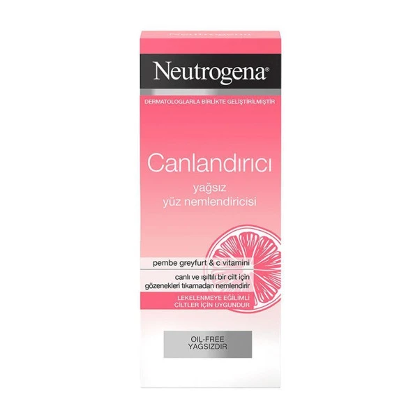 Neutrogena Canlandırıcı Yağsız Yüz Nemlendirici Krem 50 Ml Pink ürün görseli 1