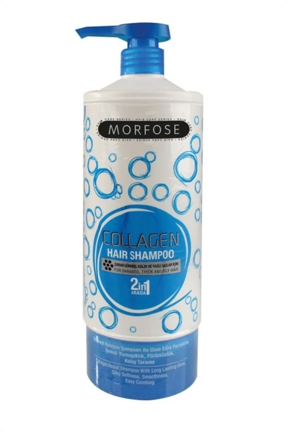 Morfose 1000 Ml Şampuan 2 in 1 Collagen Kolajen Mavi ürün görseli 1