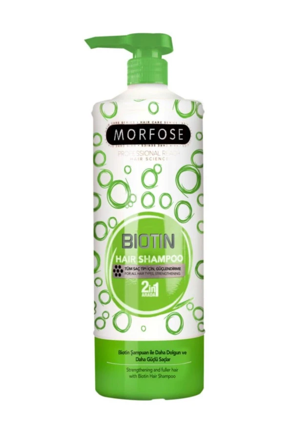 Morfose 1000 Ml Şampuan 2 In1 Biotin Yeşil ürün görseli 1