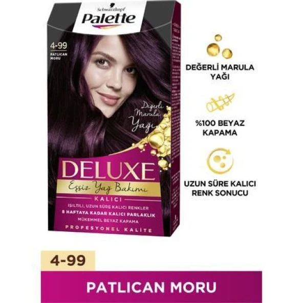 Palette Deluxe Saç Boyası 4.99 Patlıcan Moru ürün görseli 1