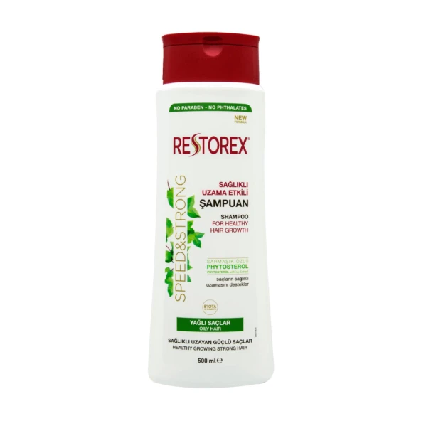 Restorex Şampuan 500 ml Yağlı Saçlar Sağlıklı Uzama Etkili ürün görseli 1