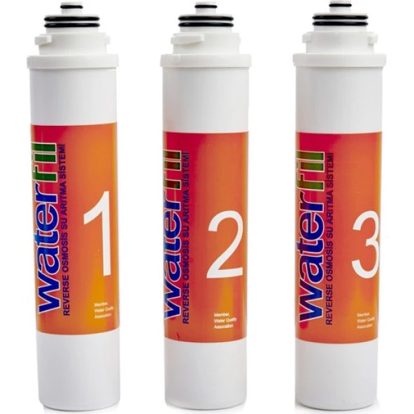Waterlife Uyumlu Tak Çevir 3'lü Filtre Takım ürün görseli 1