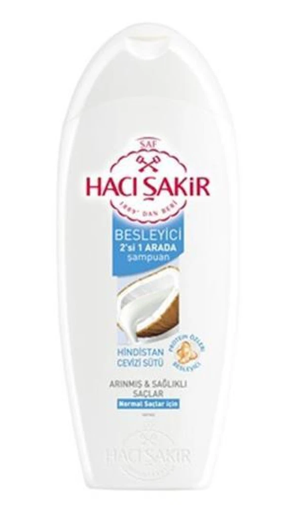 Hacı Şakir Şampuan Hindistan Cevizi 500 ml Normal ürün görseli 1