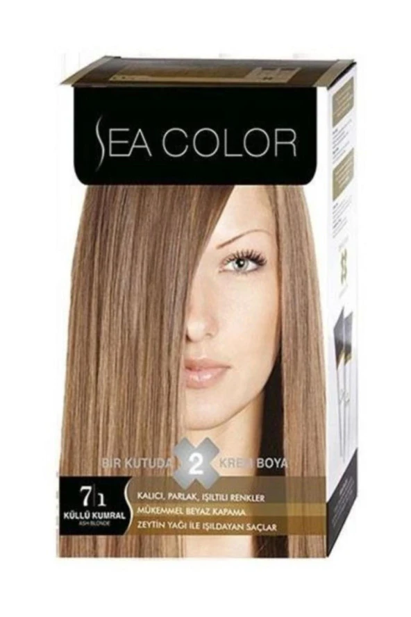 Sea Color Saç Boyası 7.1 Küllü Kumral ürün görseli 1
