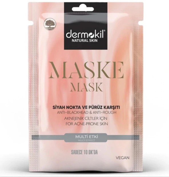 Dermokil Sivilce Ve Siyah Nokta Pürüz Karşıtı Kil Maskesi 15 Ml Vegan ürün görseli 1