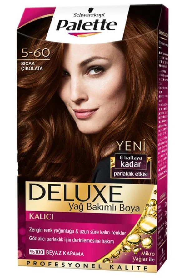 Palette Deluxe Saç Boyası 5.60 Sıcak Çikolata ürün görseli 1
