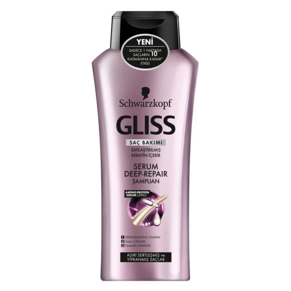 Gliss Şampuan Serum Deep Repair 360 ml ürün görseli 1