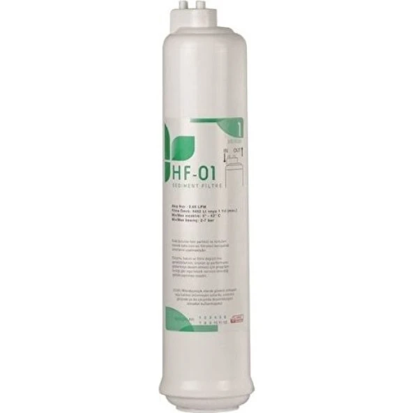Çift Çubuk 12'' Sediment Su Arıtma Filtresi ürün görseli 1