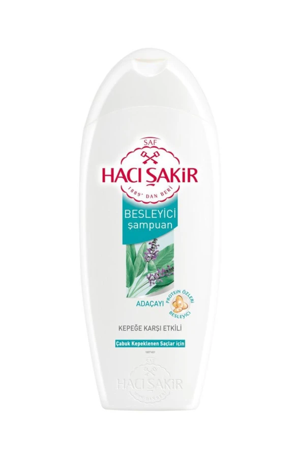 Hacı Şakir Şampuan Adaçayı 500 ml Kepek Kremsiz ürün görseli 1