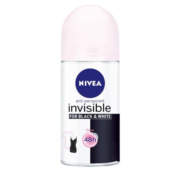 Nivea Roll-On Invisible Black White Clear 50 ml Bayan ürün görseli 1