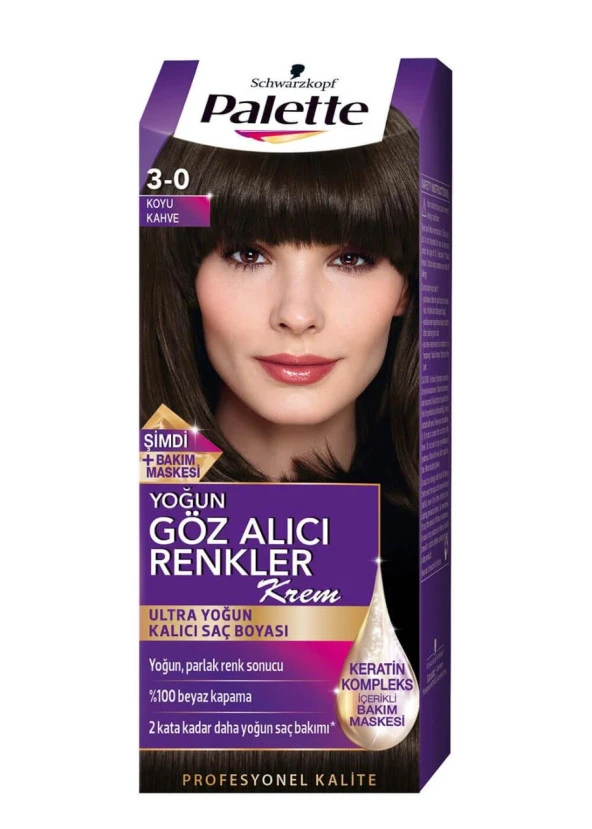 Palette 3.0 Koyu Kahve ICC Kalıcı Krem Boya ürün görseli 1