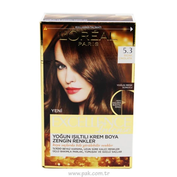 Loreal Excellence Intense 5.3 Sıcak Çikolata - Resim 2