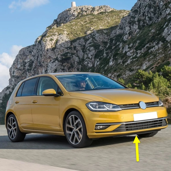 VW Golf 7.5 2017-2020 Ön Tampon Alt Kaplama Spoyler 5G0805915J ürün görseli 1