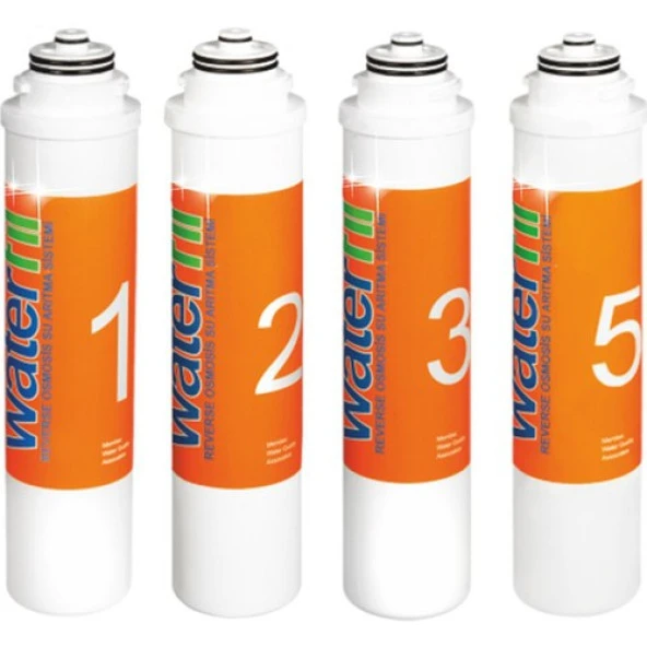 Waterlife Uyumlu Waterfil Su Arıtma Filtre 4lü Filtre Seti ürün görseli 1