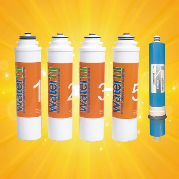 Waterlife Uyumlu Filtre 5 'li Set Waterlife Su Arıtma Filtresi ürün görseli 1