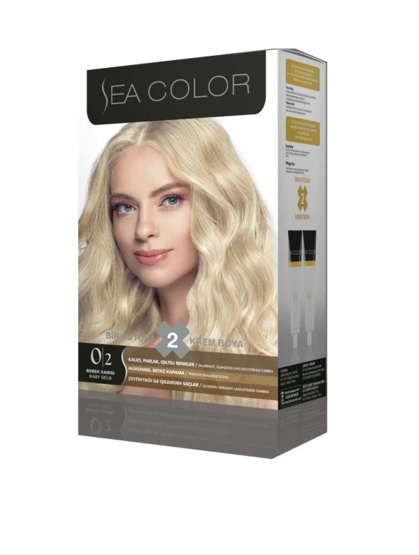 Sea Color Saç Boyası 0.2 Bebek Sarısı ürün görseli 1
