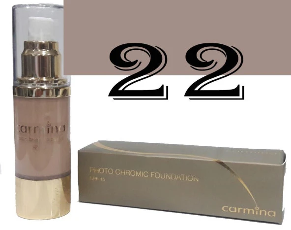 Carmina PhotoChromic Fondöten 22 - 30 ml - SPF 15 ürün görseli 1