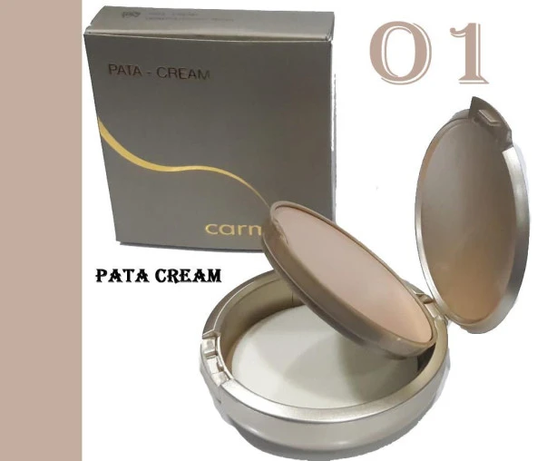 Carmina Compact Foundation 01 Pata Krem Pudra Gold ürün görseli 1