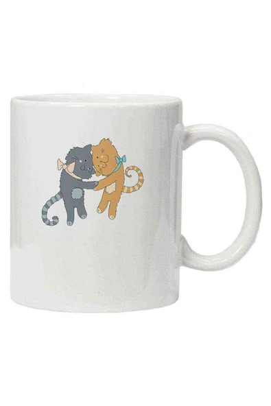 Kupa Bardak Best Friends Kediler ürün görseli 1