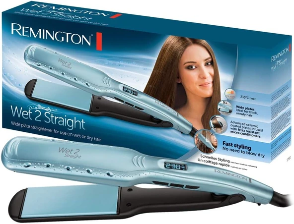 Remington S7350 Wet 2 Straight Islak Kuru Seramik Saç Düzleştirici ürün görseli 1