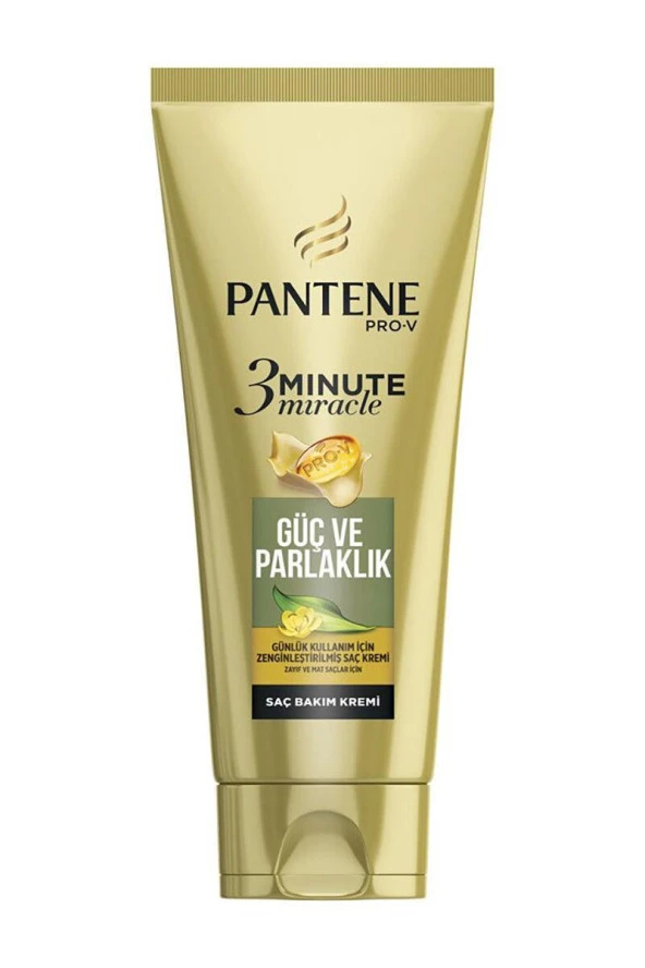 Pantene 3 Dakikada Mucize Saç Bakım Kremi Güç ve Parlaklık 200 ml ürün görseli 1