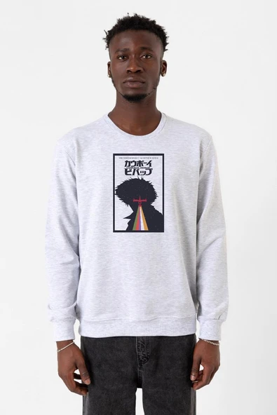 See You In Space Cowboys Minimalist Anime Poster Karmelanj Erkek 2ip Sweatshirt ürün görseli 1