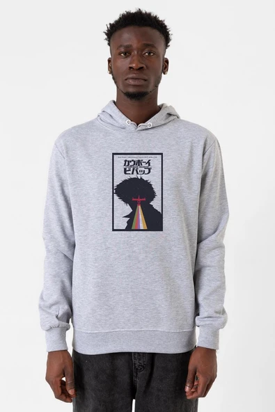 See You In Space Cowboys Minimalist Anime Poster Grimelanj Erkek Kapşonlu 3ip Sweatshirt ürün görseli 1