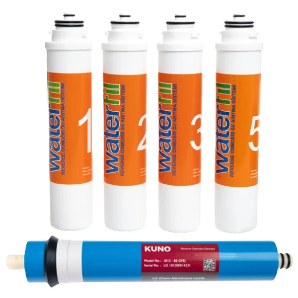 Waterlife Takçevir Su Arıtma Cihazlarına Uyumlu 5'li Takımı Lg Mebran ürün görseli 1