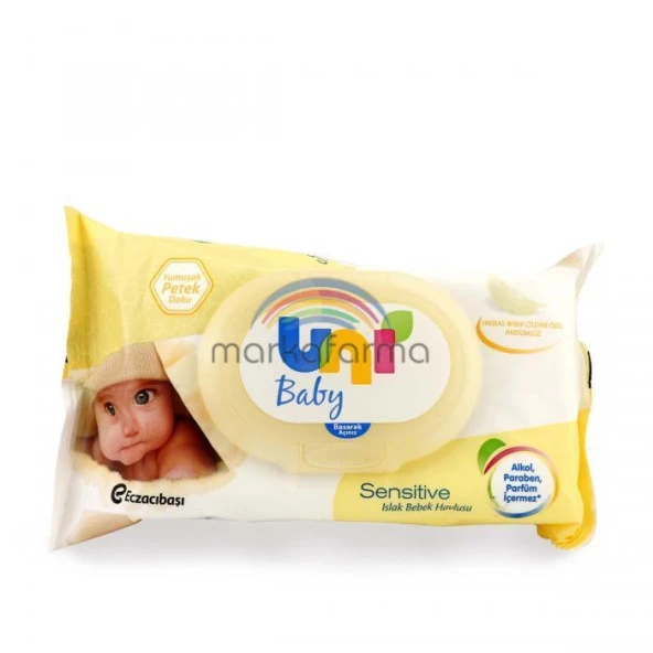 Uni Baby Sensitive Islak Havlu 56 lı ürün görseli 1