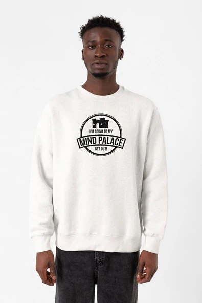 Sherlock Mind Palace Beyaz Erkek 2ip Sweatshirt ürün görseli 1