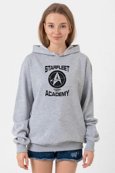 Star Trek Starfleet Academy Grimelanj Kadın 3ip Kapşonlu Sweatshirt ürün görseli 1