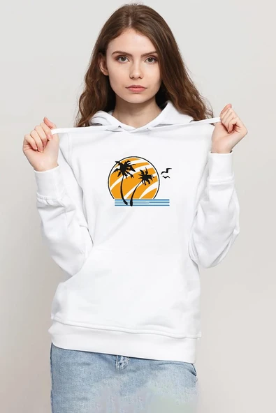 The Last Of Us Ellie Shirt Beyaz Kadın 3ip Kapşonlu Sweatshirt ürün görseli 1