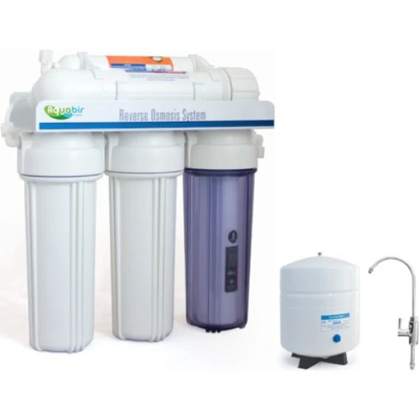 Aquabir 5 Aşamalı Pompasız Su Arıtma Cihazı Açık Kasa Tip ürün görseli 1
