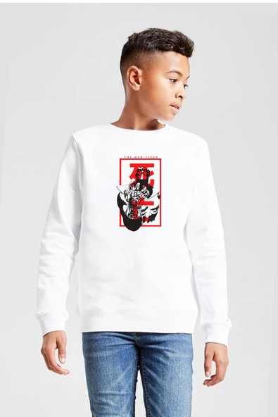 The Mad Titan Thanos Beyaz Çocuk 2ip Sweatshirt ürün görseli 1