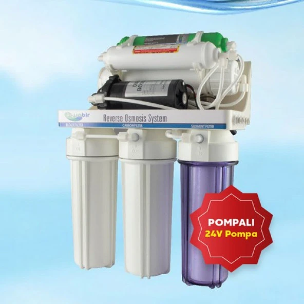 Aquabir 6A-WP Pompalı Su Arıtma Cihazı ürün görseli 1