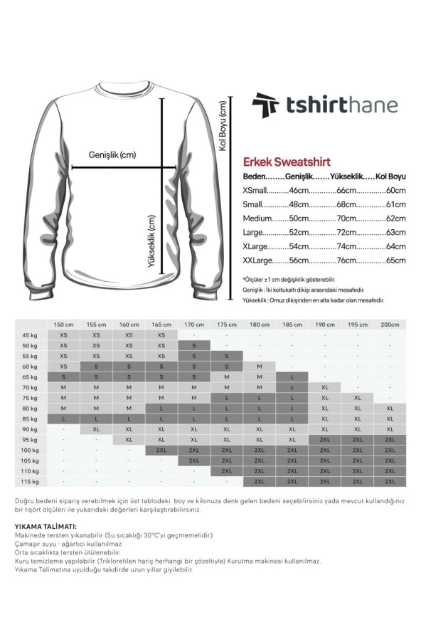 The100 Wonkru Sembol Beyaz Erkek 2ip Sweatshirt - Resim 8